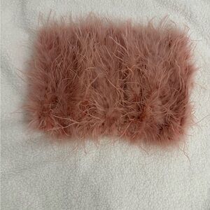 Buddy Love Feather Tube Top